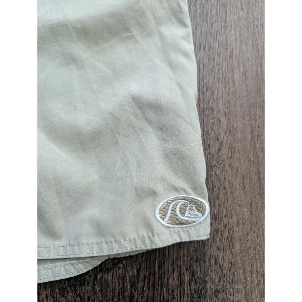 Quiksilver Swim Trunks Mens‎ XL NWT Tan Beige Kona Point Beach Board Shorts